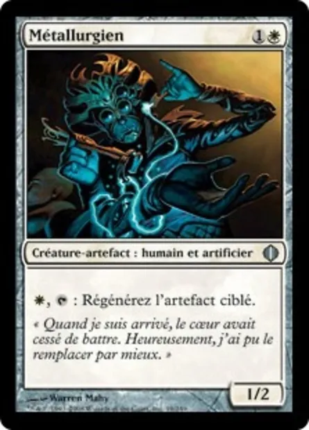 Métallurgien, carte Magic ALA 19 — extension Les éclats d'Alara