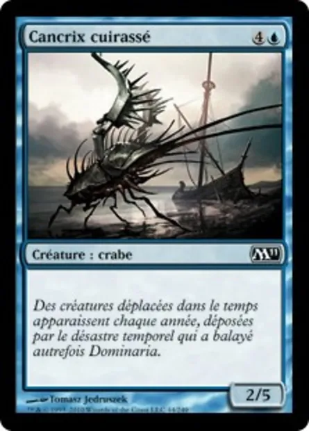 Cancrix cuirassé, carte Magic M11 44 — extension Magic 2011