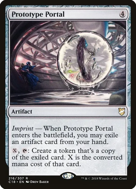 Prototype Portal, Magic card C18 216 — Commander 2018 set