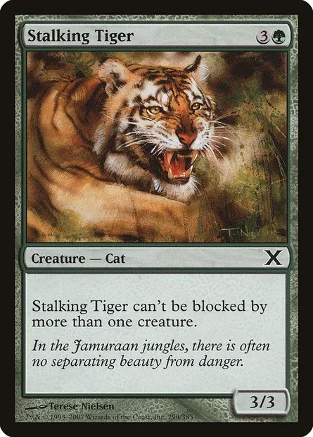 Stalking Tiger, Magic card 10E 299 — Tenth Edition set