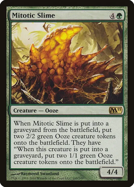 Mitotic Slime, Magic card M11 185 — Magic 2011 set