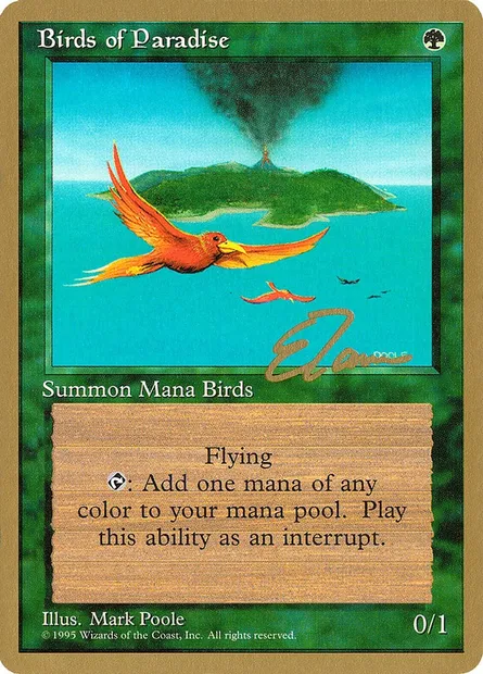 Birds of Paradise, Magic card PTC et234 — Pro Tour Collector Set set