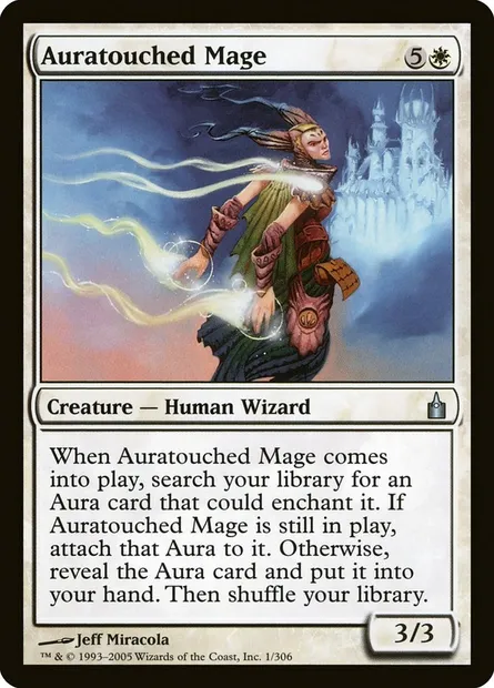 Auratouched Mage, Magic card RAV 1 — Ravnica: City of Guilds set