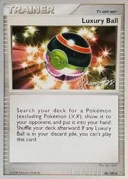 Luxe Ball, carte Pokémon WCD09 086-3 — extension World Championship Decks 2009