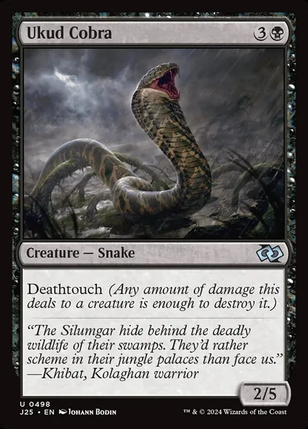 Ukud Cobra, Magic card J25 498 — Foundations Jumpstart set