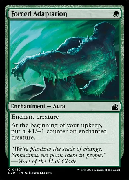 Forced Adaptation, Magic card RVR 140 — Ravnica Remastered set