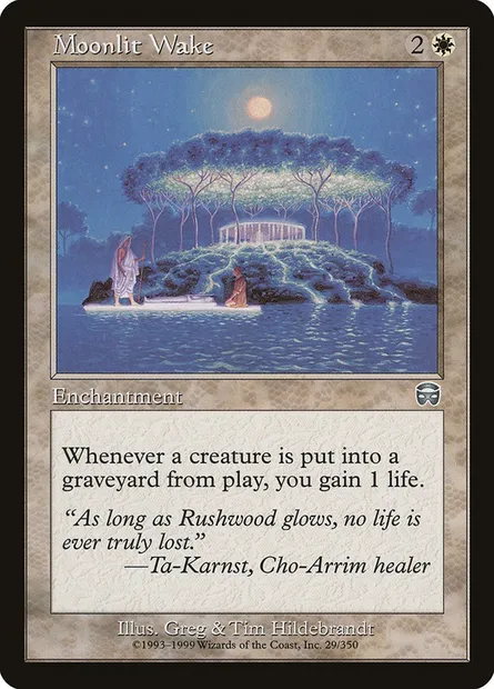 Moonlit Wake, Magic card MMQ 29 — Mercadian Masques set