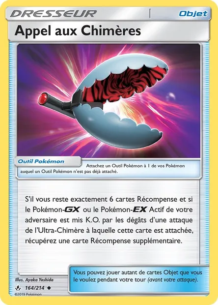 Appel aux Chimères, carte Pokémon UNB 164 — extension Alliance Infaillible