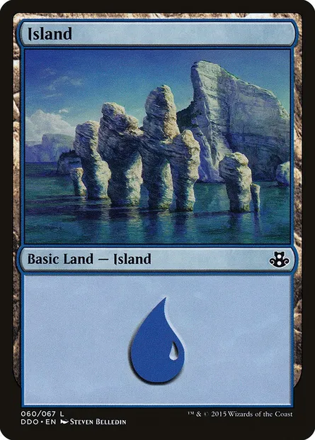 Island, Magic card DDO 60 — Duel Decks: Elspeth vs. Kiora set