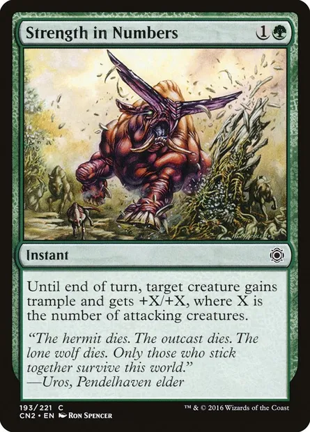 Strength in Numbers, Magic card CN2 193 — Conspiracy: Take the Crown set