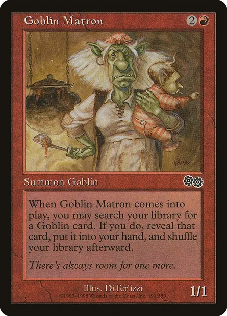 Goblin Matron, Magic card USG 191 — Urza's Saga set