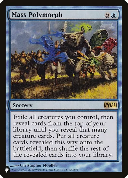 Mass Polymorph, Magic card PLST M11-64 — The List set