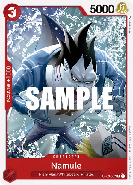 Namur, carte One Piece OP03-007 — extension PILLARS OF STRENGTH