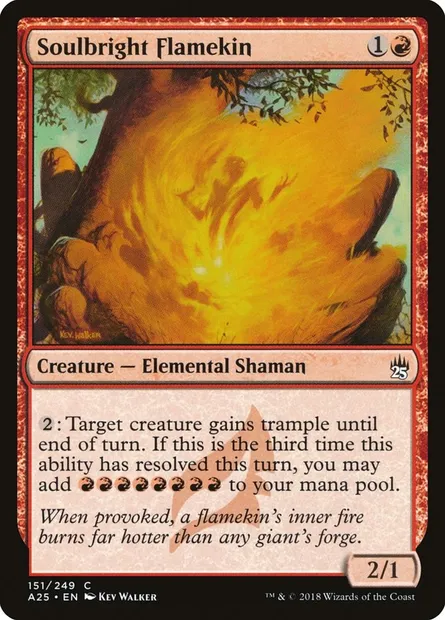 Sangpyre clairâme, carte Magic A25 151 — extension Masters 25