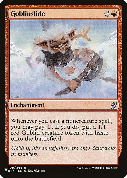 Goblinslide, Magic card PLST KTK-109 — The List set