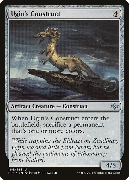 Ugin's Construct, Magic card FRF 164 — Fate Reforged set
