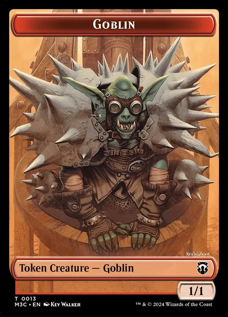 Goblin, Magic card TM3C 13 — Modern Horizons 3 Commander Tokens set