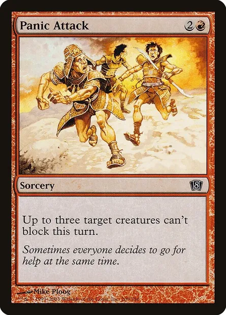 Panic Attack, Magic card 8ED 209★ — Eighth Edition set