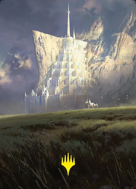 Minas Tirith // Minas Tirith, carte Magic ALTR 55 — extension Tales of Middle-earth Art Series