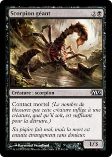 Scorpion géant, carte Magic M13 94 — extension Magic 2013