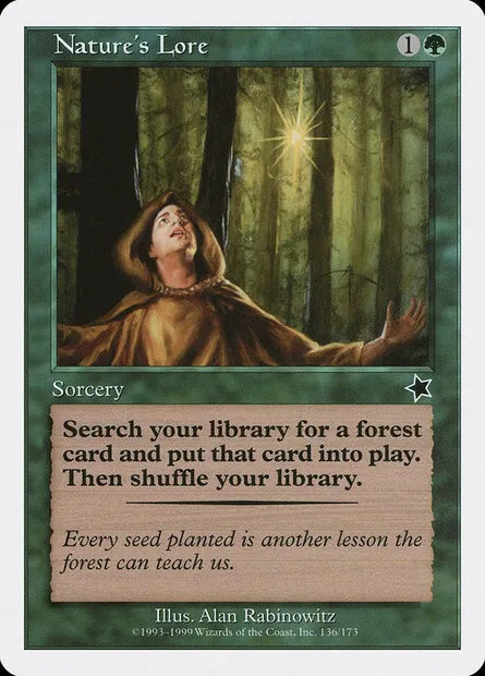 Nature's Lore, Magic card S99 136 — Starter 1999 set