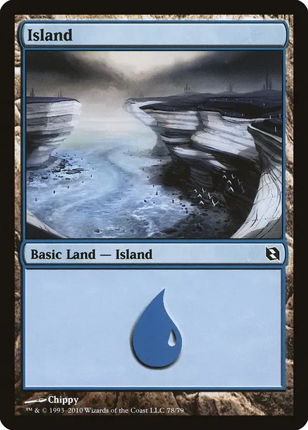 Island, Magic card DDF 78 — Duel Decks: Elspeth vs. Tezzeret set