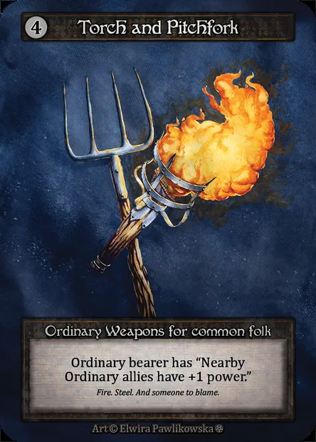 Torch and Pitchfork, carte Sorcery GOT 353 — extension Gothic