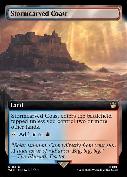 Stormcarved Coast, Magic card WHO 518 — Doctor Who set