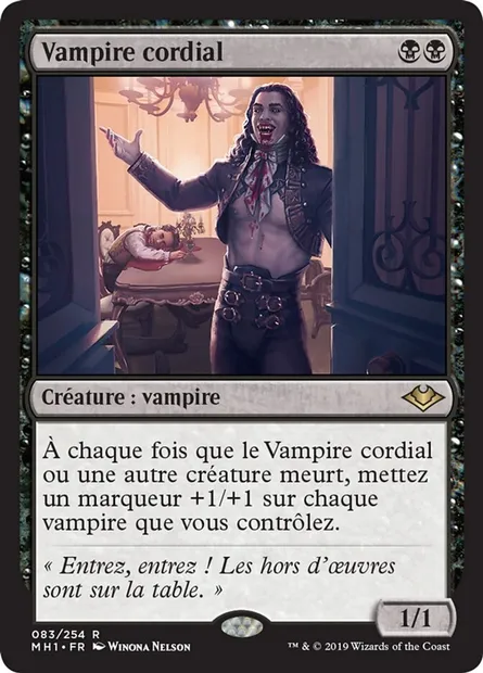 Vampire cordial, carte Magic MH1 83 — extension Horizons du Modern