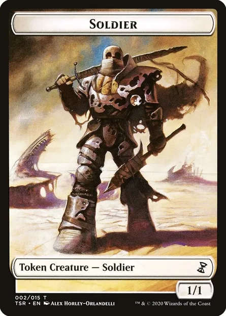 Soldier, carte Magic TTSR 2 — extension Time Spiral Remastered Tokens
