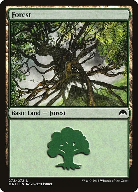 Forest, Magic card ORI 272 — Magic Origins set