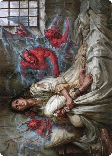 Eruth, Tormented Prophet // Eruth, Tormented Prophet, Magic card AVOW 61 — Crimson Vow Art Series set