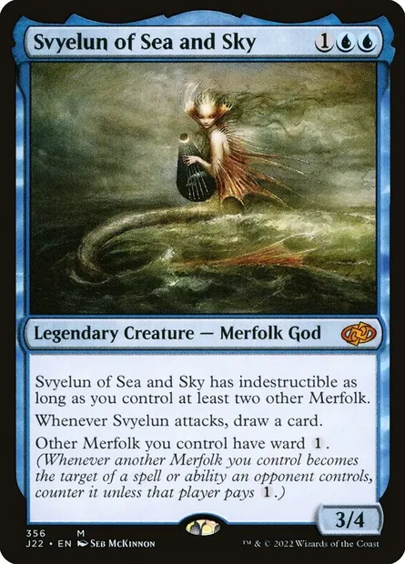 Svyelun of Sea and Sky, Magic card J22 356 — Jumpstart 2022 set