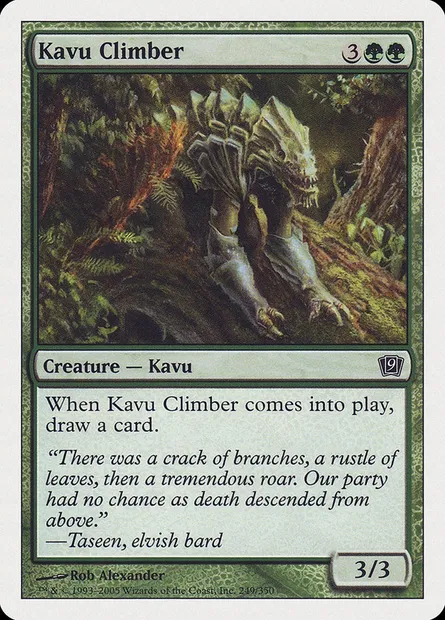 Kavu Climber, Magic card 9ED 249 — Ninth Edition set