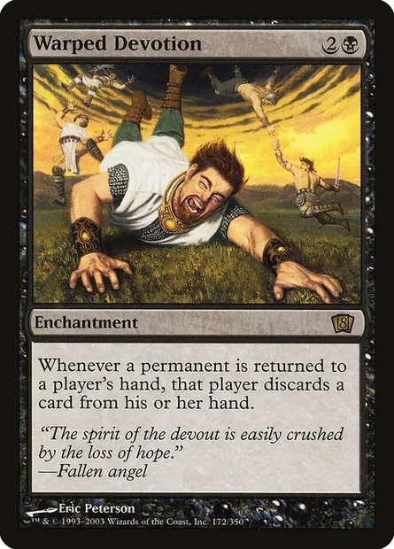 Warped Devotion, Magic card 8ED 172★ — Eighth Edition set