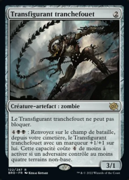 Transfigurant tranchefouet, carte Magic BRO 122 — extension La Guerre Fratricide