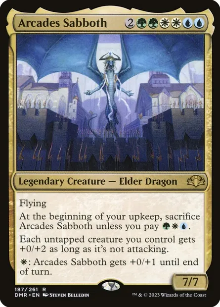 Arcades Sabboth, Magic card DMR 187 — Dominaria Remastered set
