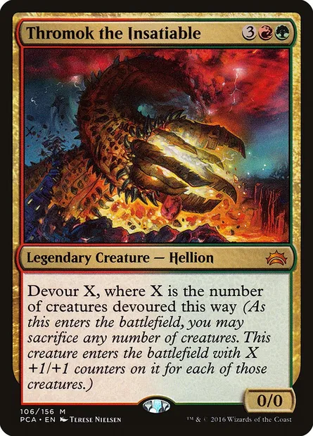 Thromok the Insatiable, Magic card PCA 106 — Planechase Anthology set