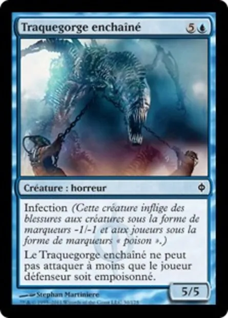 Traquegorge enchaîné, carte Magic NPH 30 — extension La Nouvelle Phyrexia