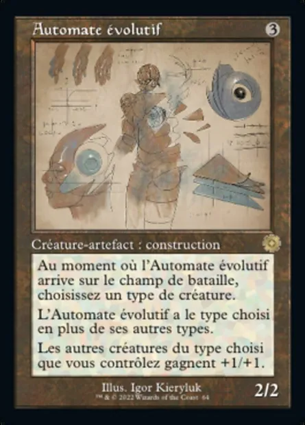 Automate évolutif, carte Magic BRR 64 — extension The Brothers' War Retro Artifacts