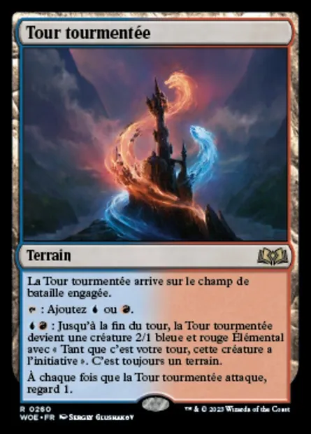 Tour tourmentée, carte Magic WOE 260 — extension Wilds of Eldraine