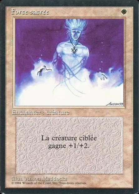 Holy Strength, Magic card FBB 24 — Foreign Black Border set