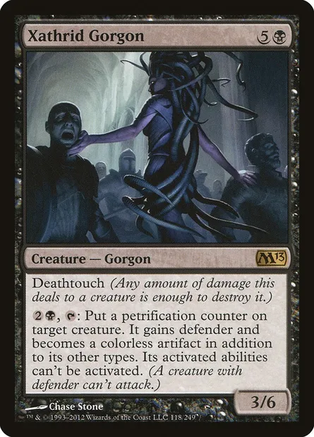 Xathrid Gorgon, Magic card M13 118 — Magic 2013 set
