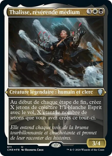 Thalisse, révérende médium, carte Magic CMR 611 — extension Commander Legends