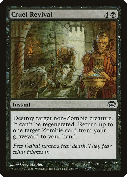 Cruel Revival, Magic card HOP 23 — Planechase set
