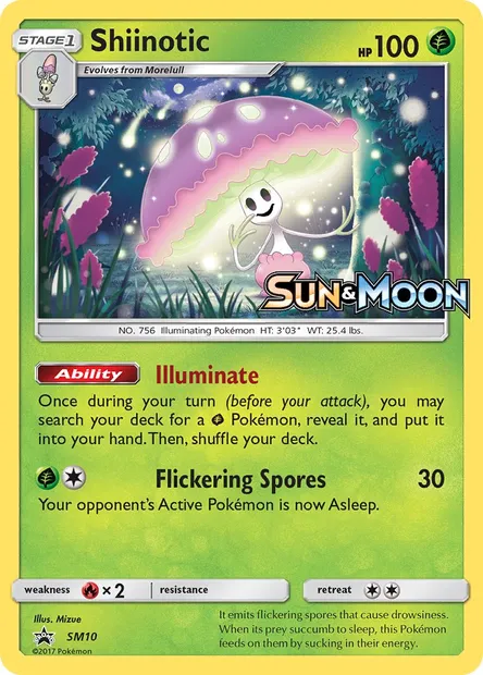 Lampignon, carte Pokémon SM 10 — extension Promo SM