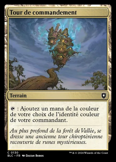 Tour de commandement, carte Magic BLC 130 — extension Bloomburrow Commander