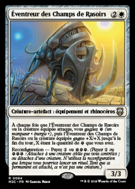 Éventreur des Champs de Rasoirs, carte Magic M3C 94 — extension Modern Horizons 3 Commander