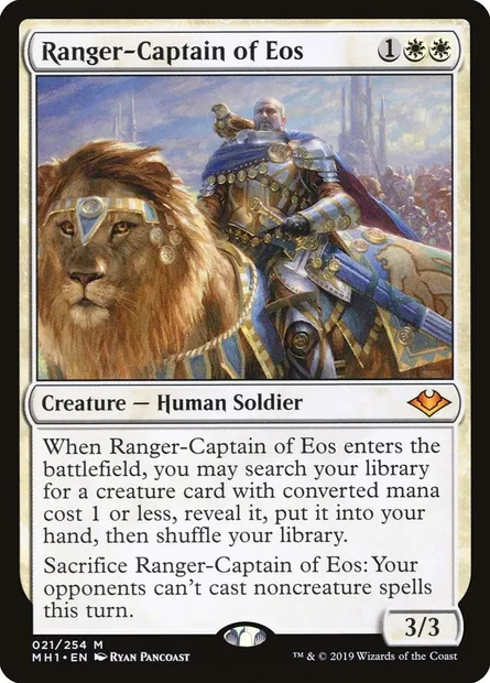 Ranger-Captain of Eos, Magic card MH1 21 — Modern Horizons set