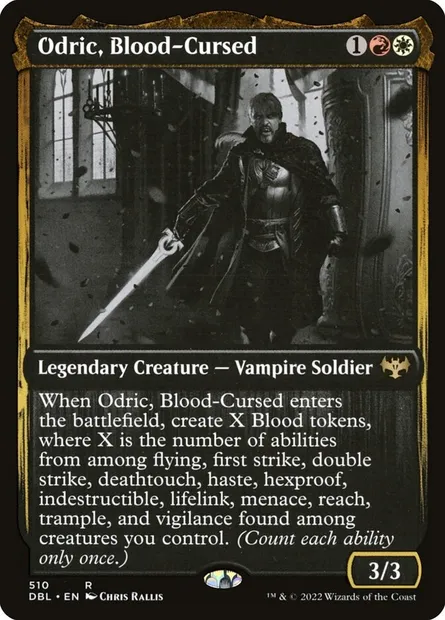 Odric, Blood-Cursed, Magic card DBL 510 — Innistrad: Double Feature set